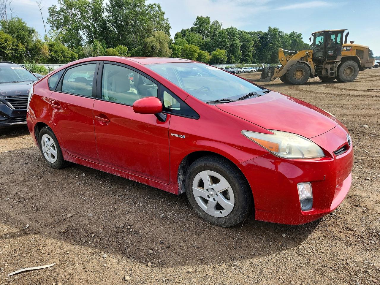 2010 Toyota Prius Ii Red vin: JTDKN3DU9A0209702