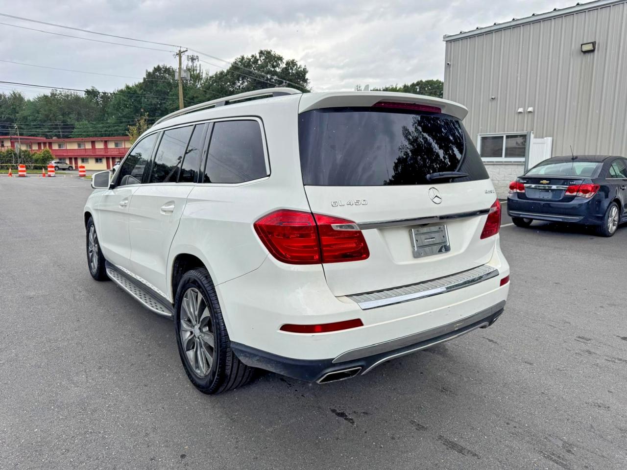 2014 Mercedes-benz Gl 450 4matic White vin: 4JGDF7CE8EA333737