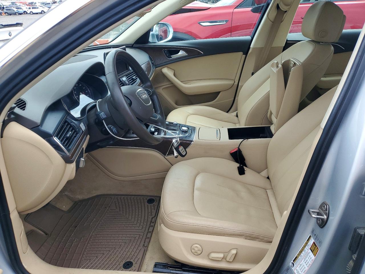 2014 Audi A6 Premium Plus Серебряный vin: WAUFMAFC5EN036165