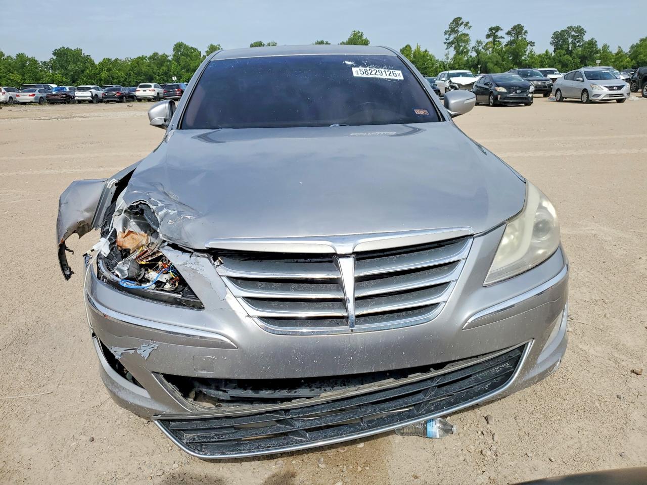 2013 Hyundai Genesis 3.8l Gray vin: KMHGC4DD6DU248130
