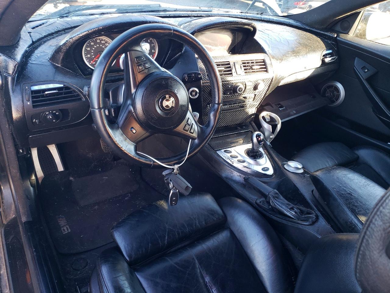 2008 Bmw M6 Black vin: WBSEH93558CY24881