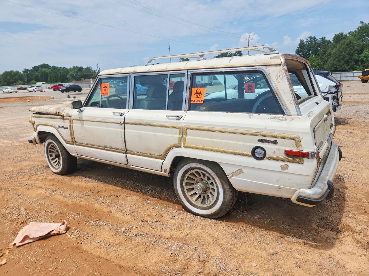 1991 Jeep Grand Wagoneer Белый vin: 1J4GS5872MP801320