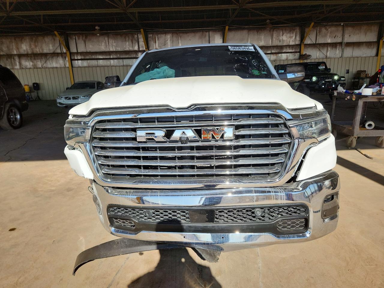 2026 Ram 1500 Laramie White vin: 3C6SRFJP4T4177267