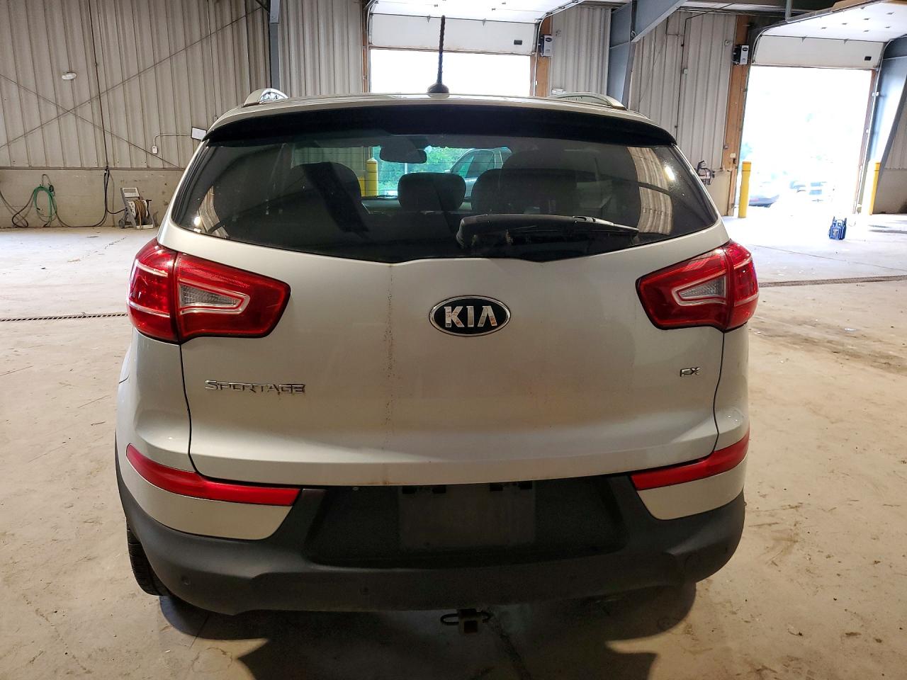2013 Kia Sportage Ex Silver vin: KNDPCCA23D7404589