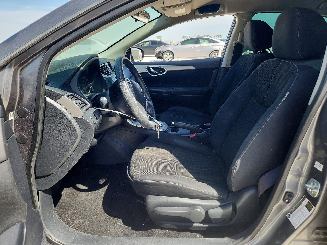 2015 Nissan Sentra S Gray vin: 3N1AB7AP2FY314043