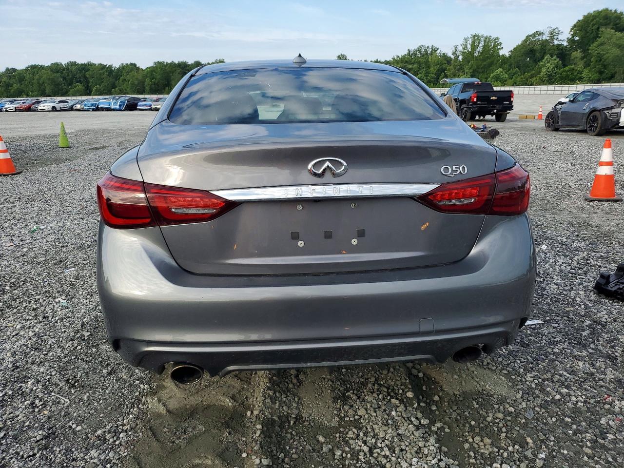 2018 Infiniti Q50 2.0t Pure Gray vin: JN1CV7AP8JM241420
