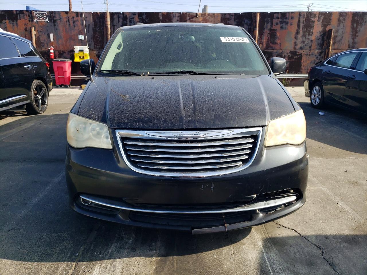 2012 Chrysler Town & Country Touring Black vin: 2C4RC1BG0CR293312