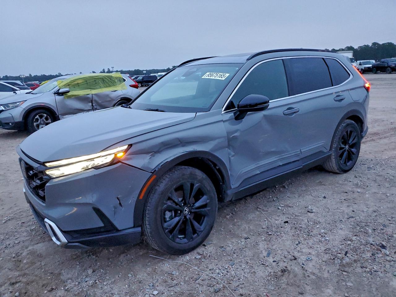 2024 Honda Cr-v Sport Touring Gray vin: 5J6RS6H96RL028401