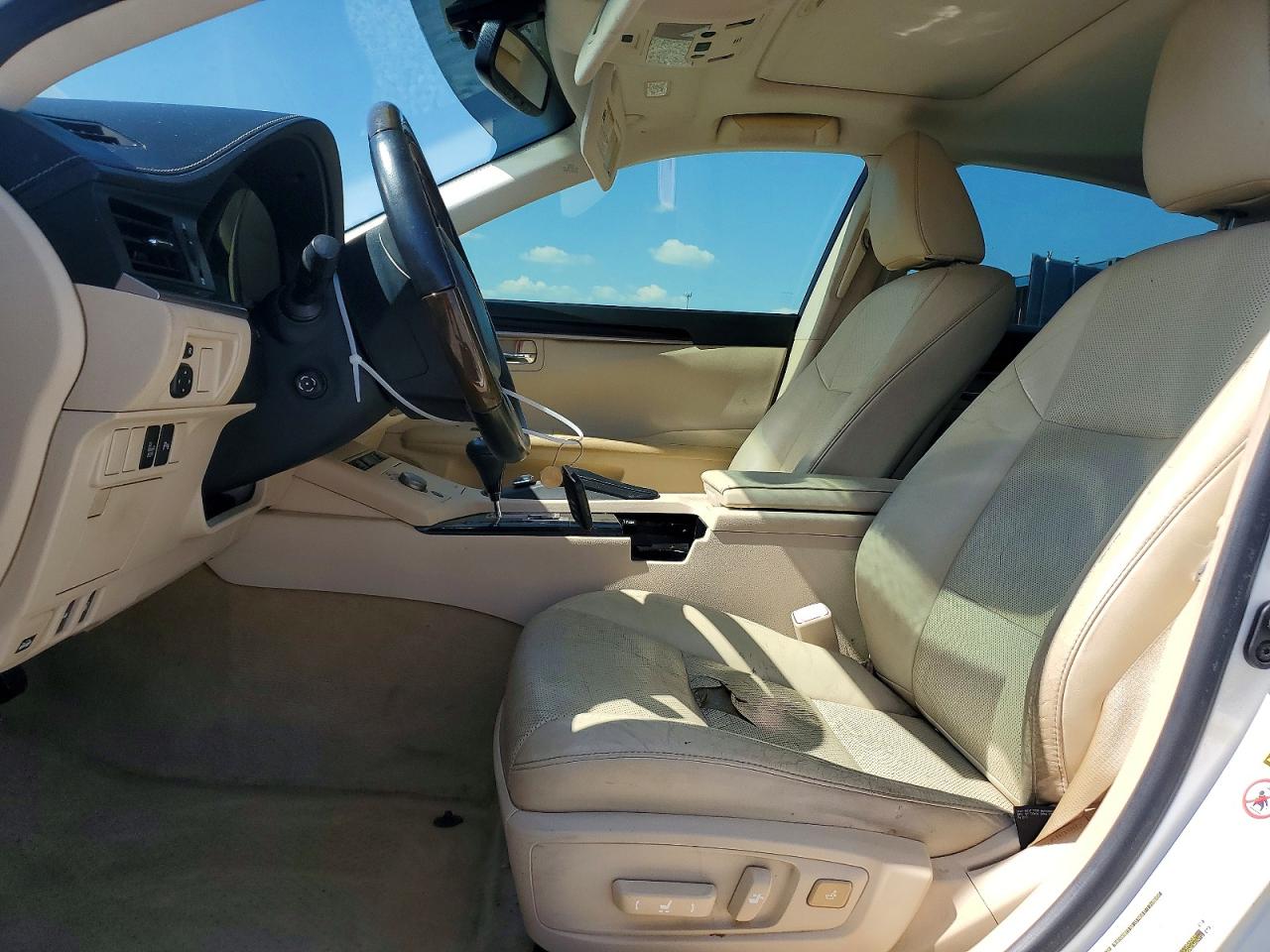2013 Lexus Es 350 White vin: JTHBK1GG8D2015107