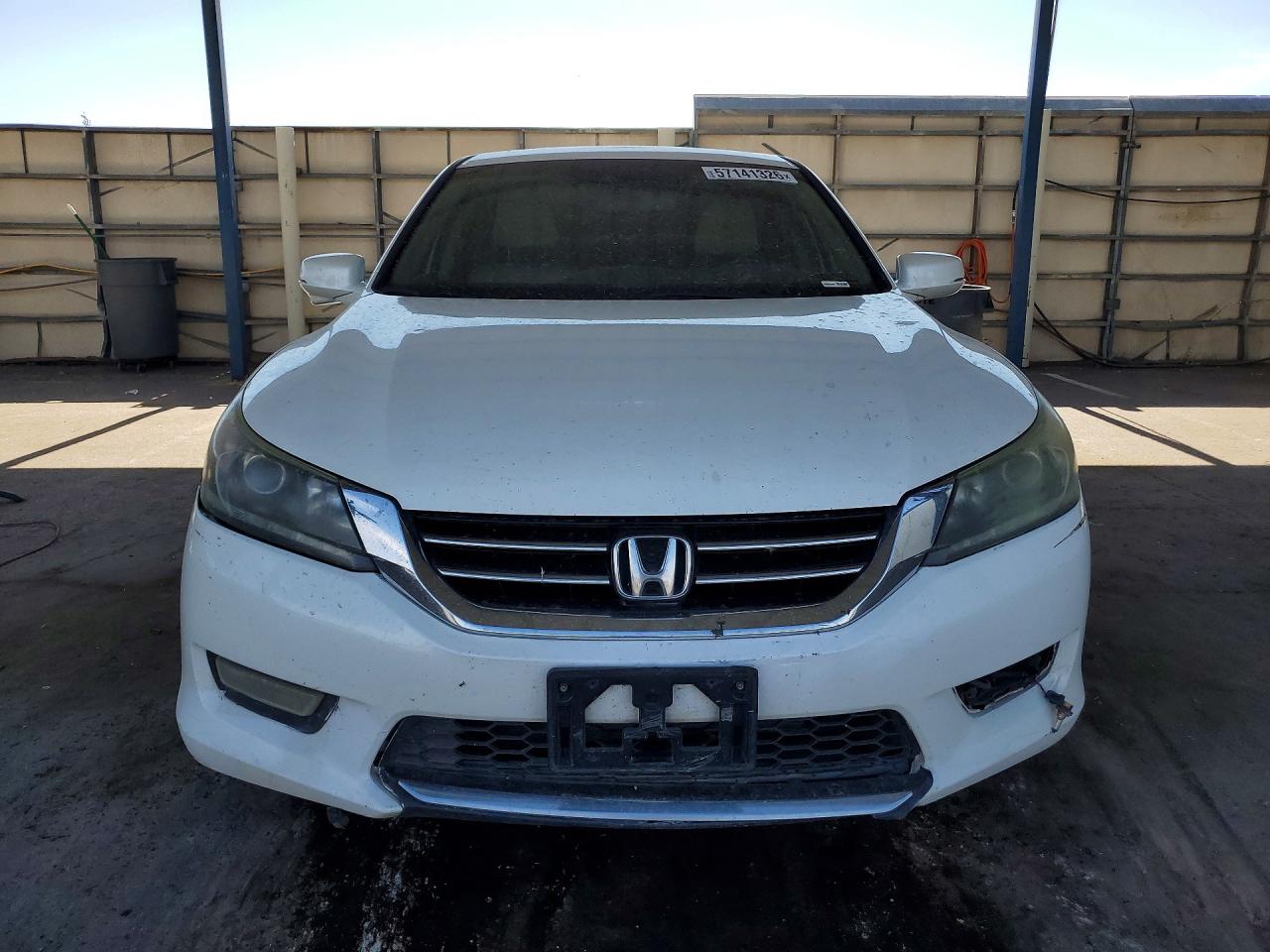 2013 Honda Accord Exl White vin: 1HGCR3F87DA013119