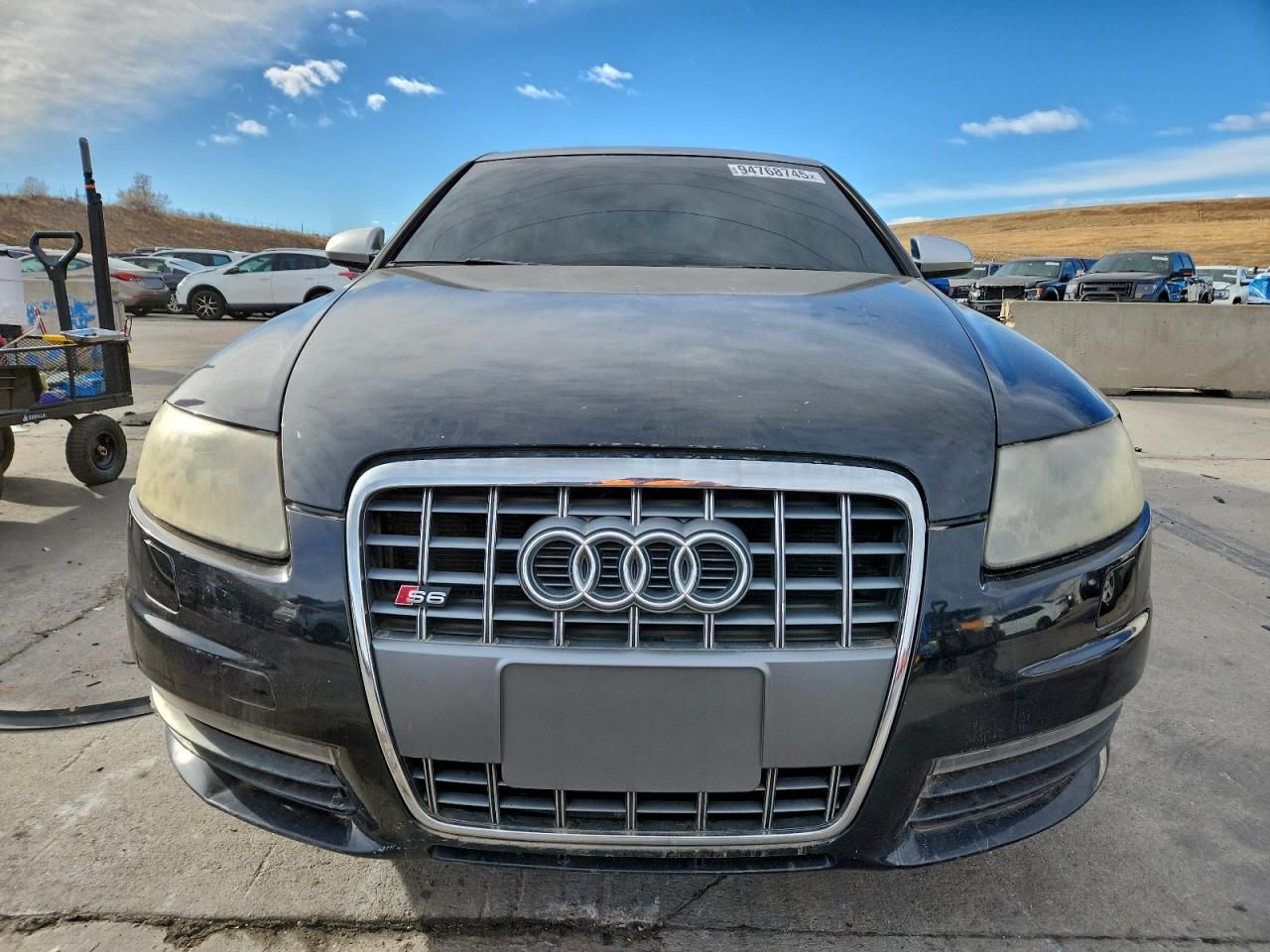 2007 Audi S6 Quattro Black vin: WAUGN74F97N104049