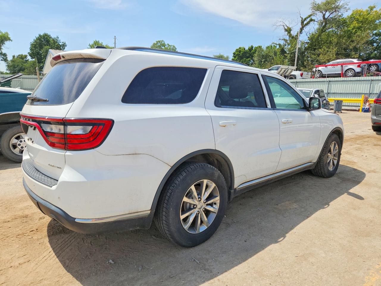 2014 Dodge Durango Limited White vin: 1C4RDHDG0EC520402