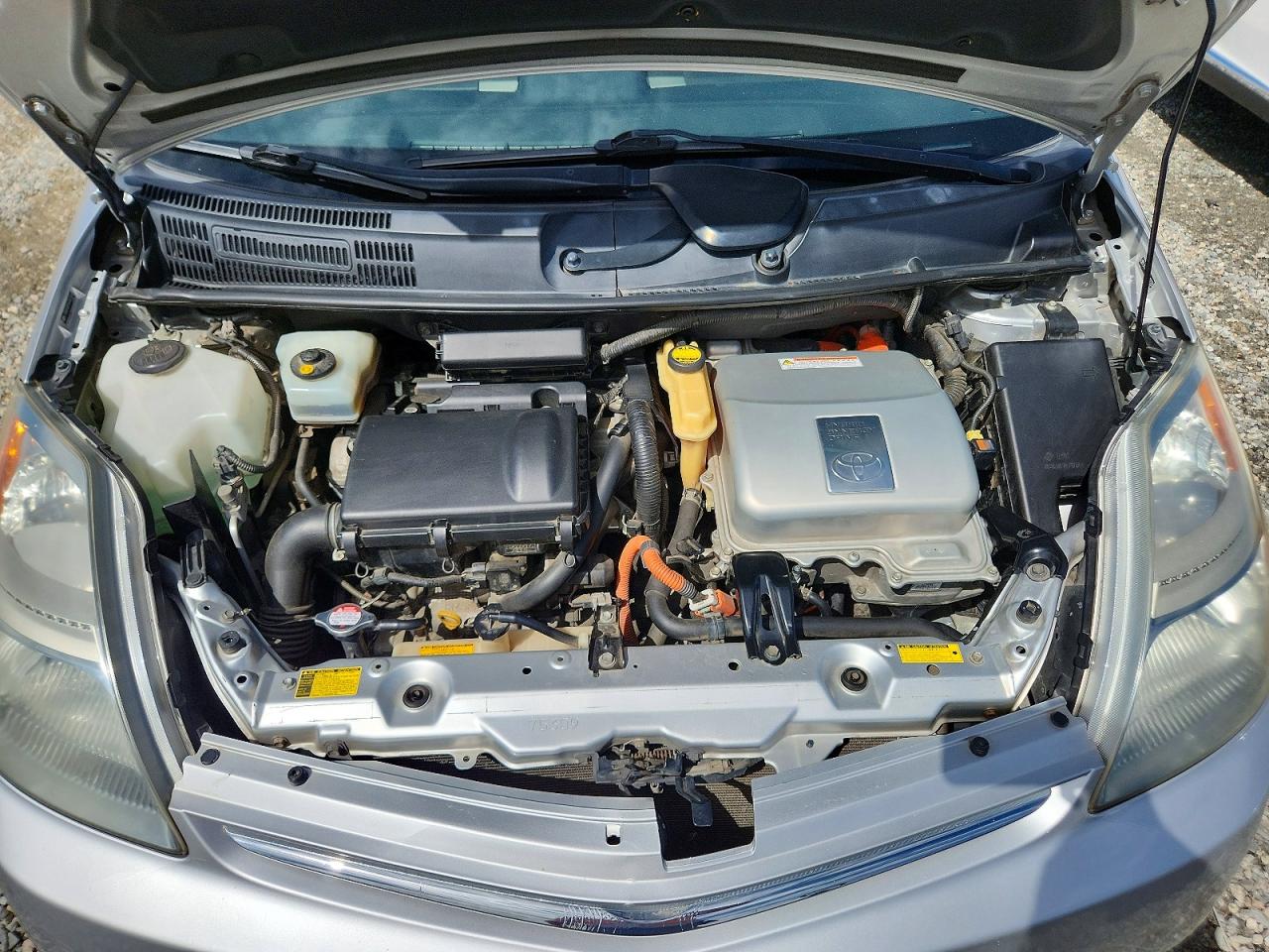 2009 Toyota Prius Base Silver vin: JTDKB20U593487208