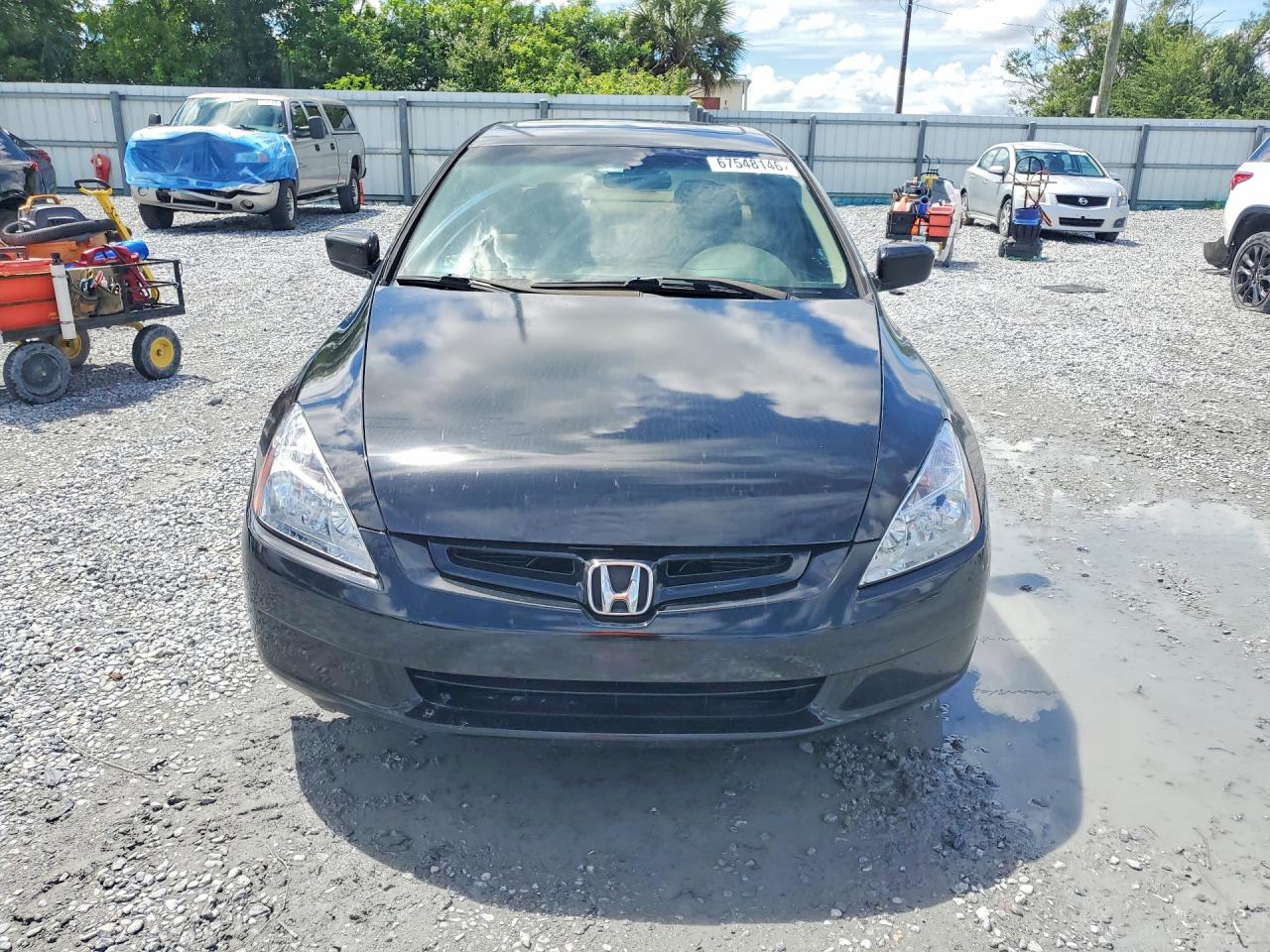 2004 Honda Accord Ex Black vin: 1HGCM66544A023662