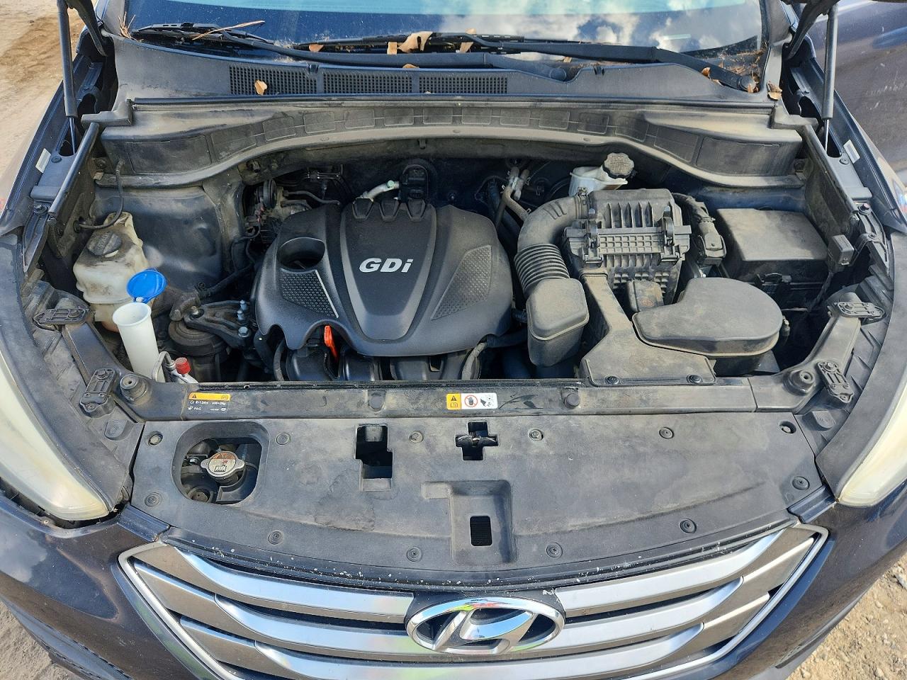 2015 Hyundai Santa Fe Sport 2.4l Blue vin: 5XYZT3LB3FG236884