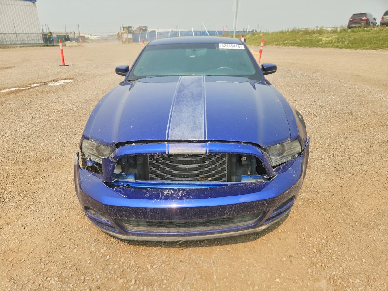 2014 Ford Mustang Синий vin: 1ZVBP8AMXE5317635