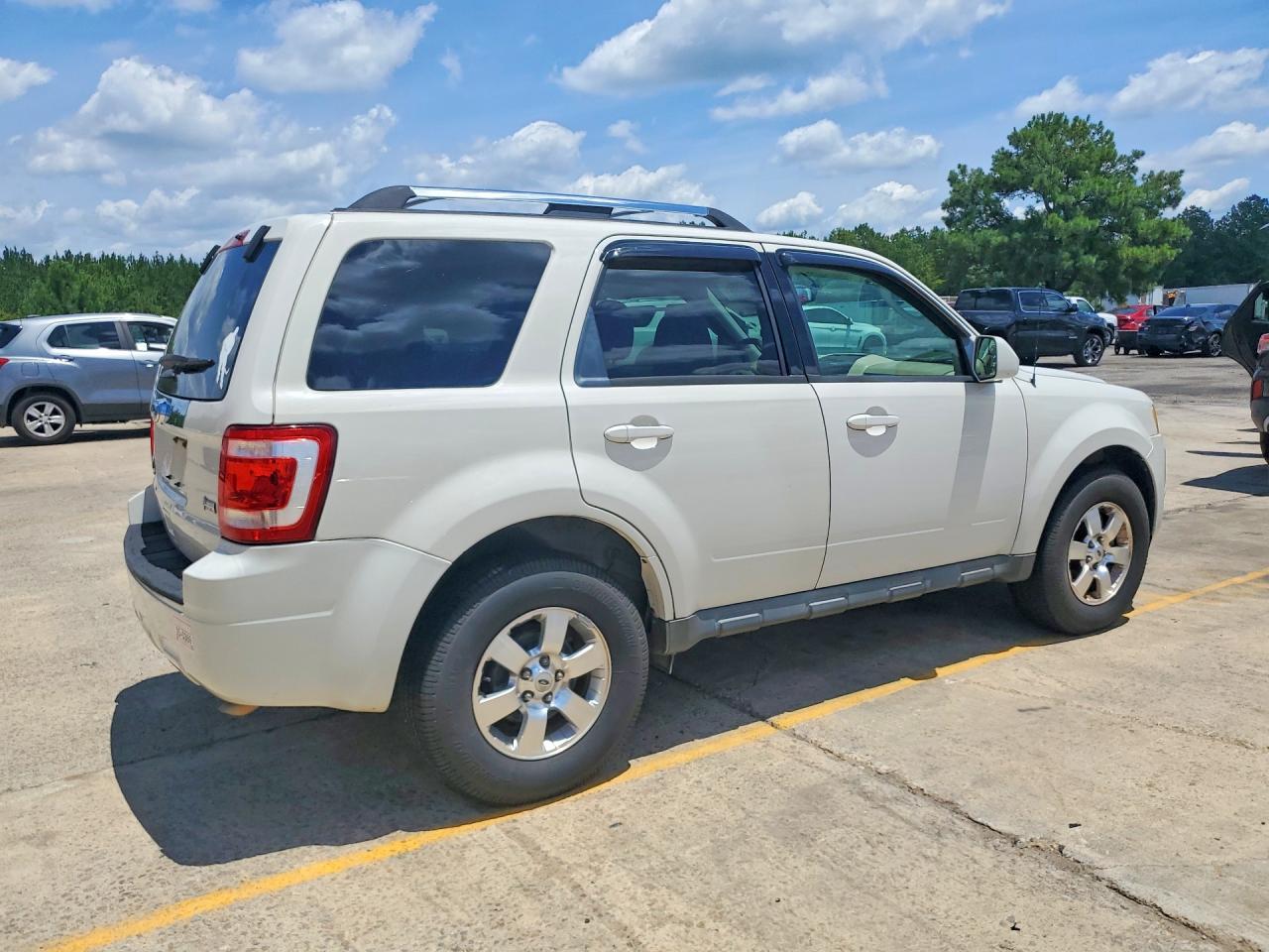 2012 Ford Escape Limited White vin: 1FMCU0EG2CKA24585