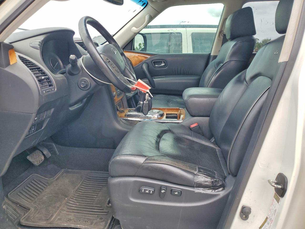 2014 Infiniti Qx80 Base White vin: JN8AZ2ND5E9750549