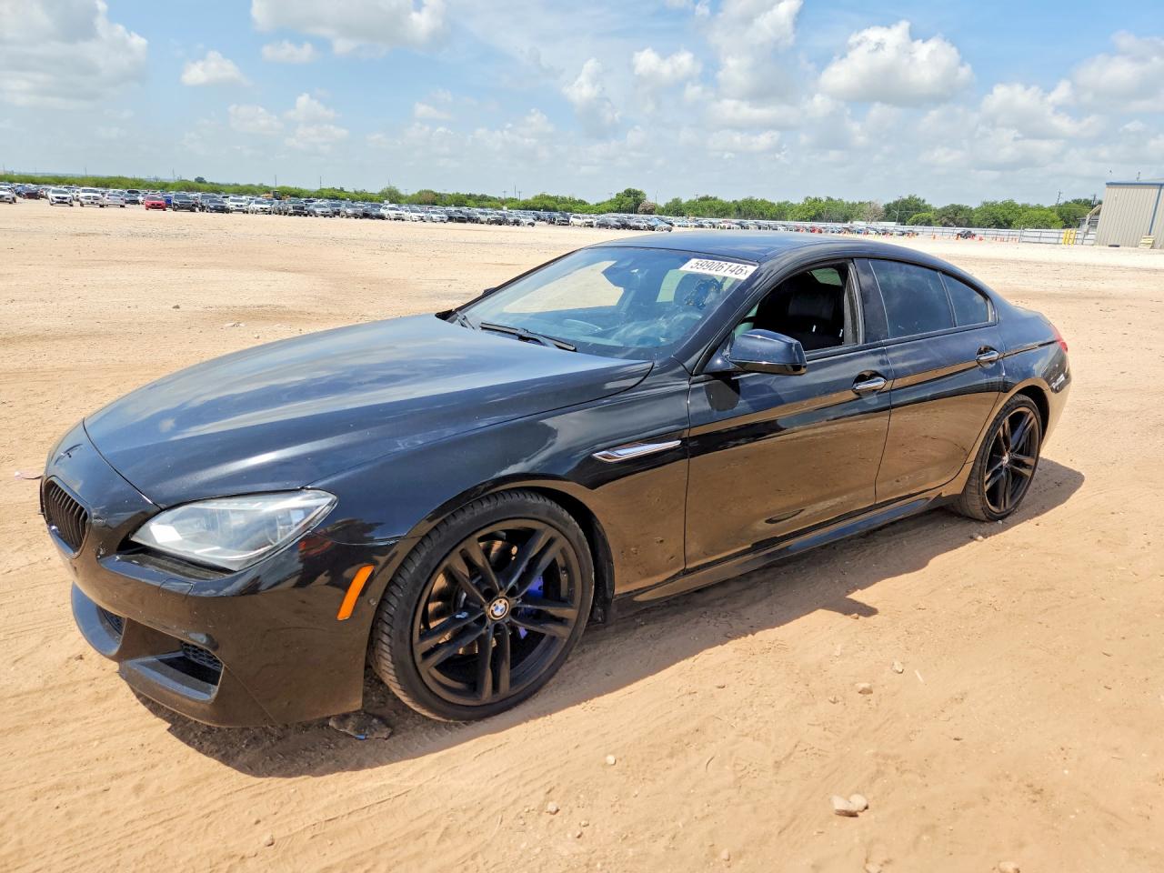 2014 Bmw 650 I Gran Coupe Black vin: WBA6B2C52ED129085