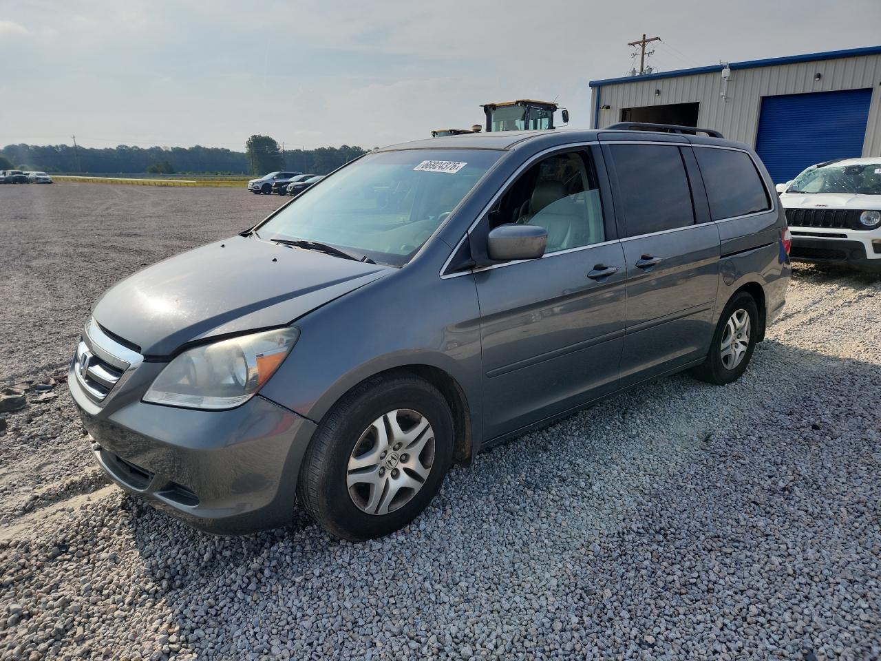 2007 Honda Odyssey Exl Gray vin: 5FNRL38717B454979