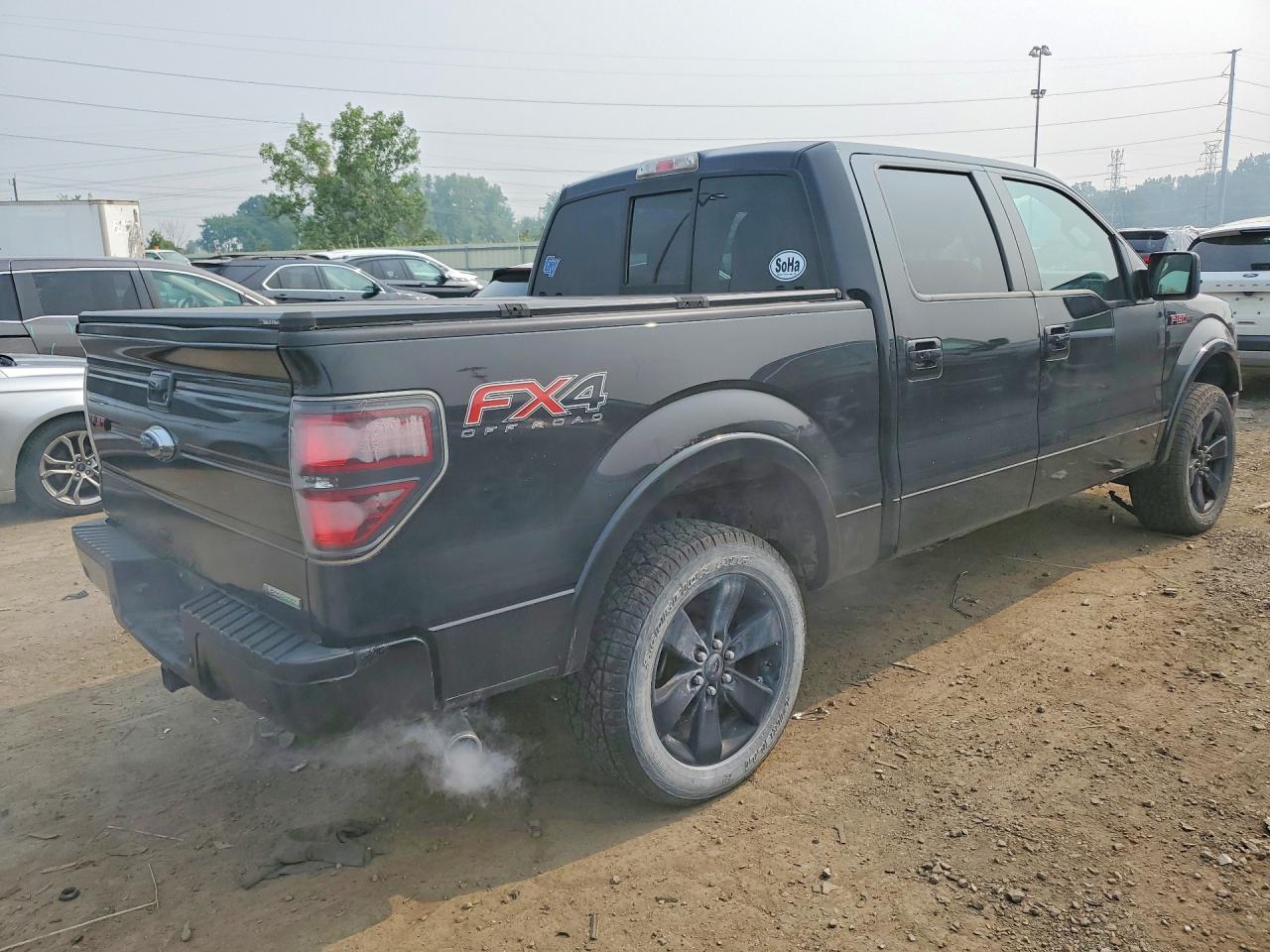 2012 Ford F150 Supercrew Black vin: 1FTFW1ET5CFC08040