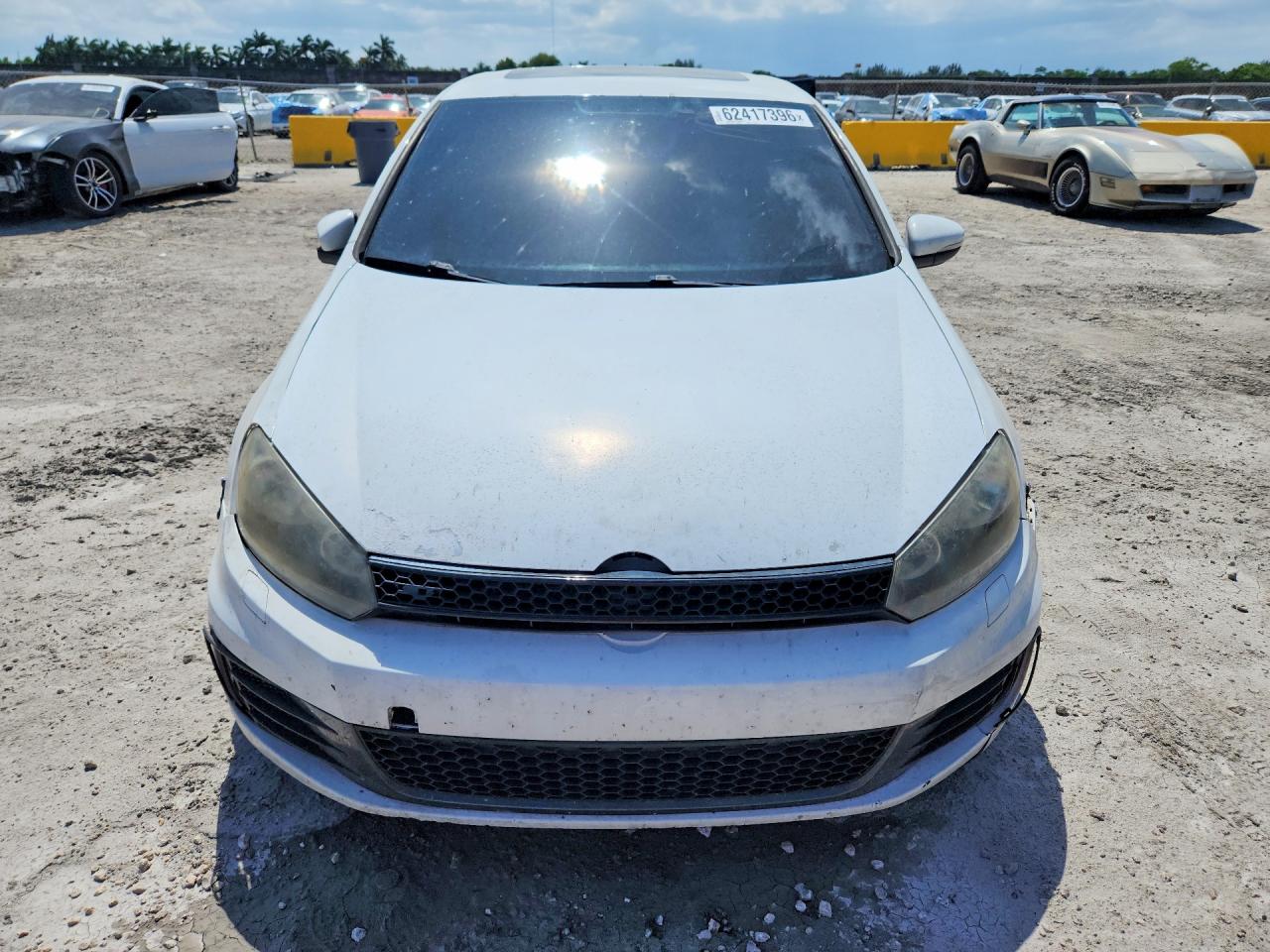 2012 Volkswagen Gti Белый vin: WVWFD7AJ4CW333592
