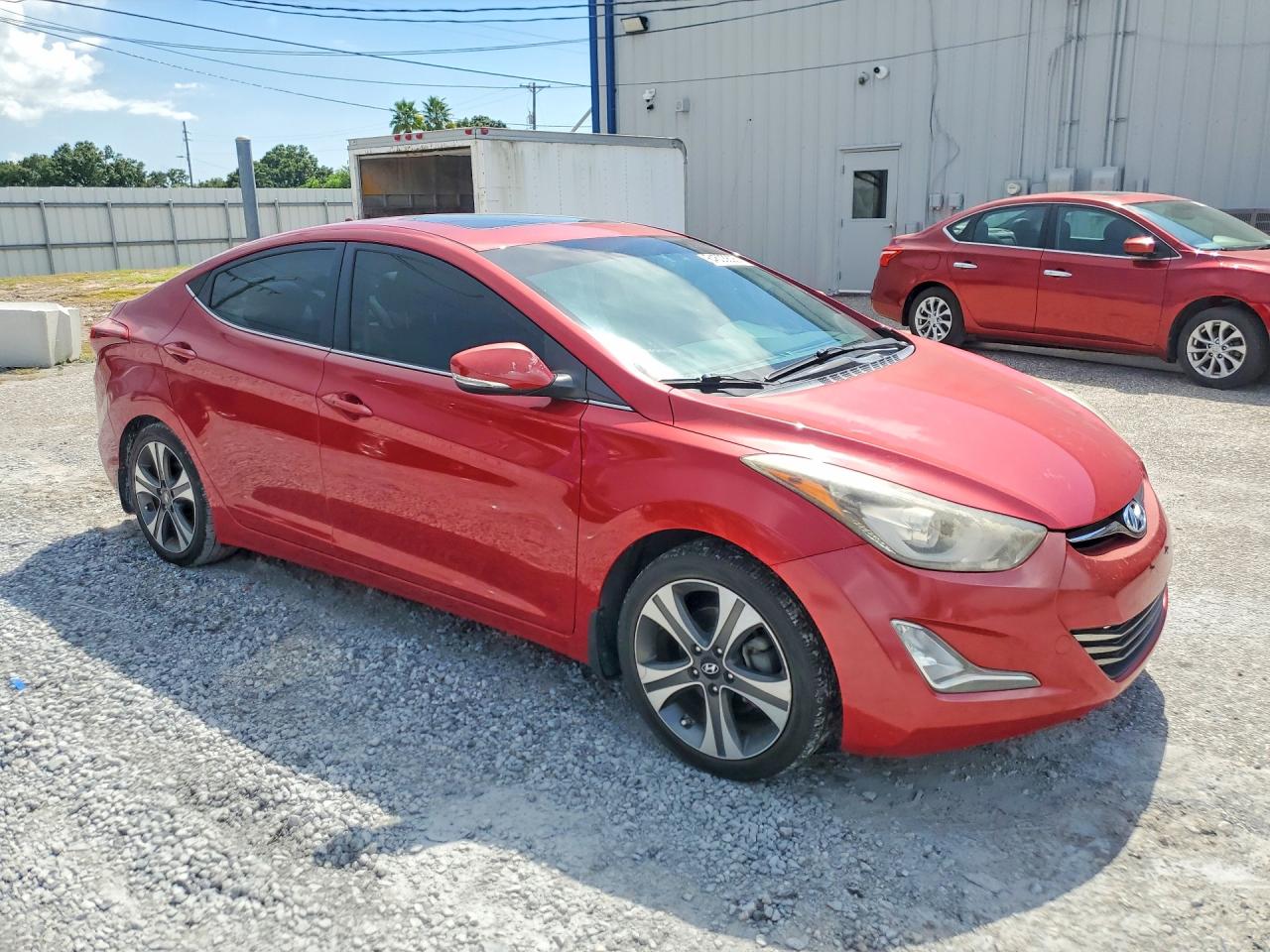 2014 Hyundai Elantra Sport Red vin: KMHDH4AH9EU174313