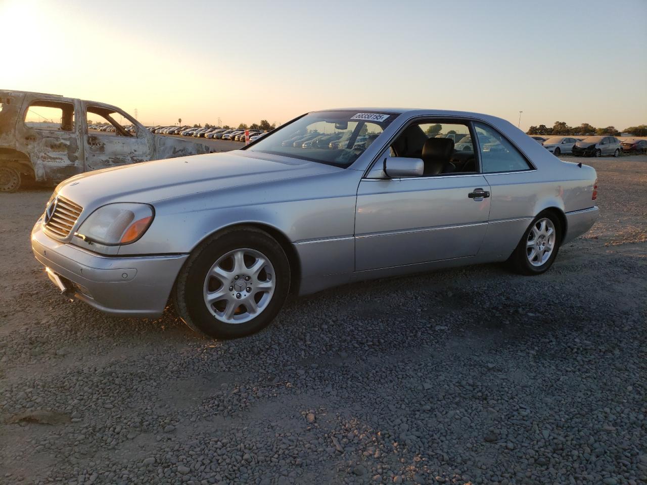 1997 Mercedes-benz S 500 Silver vin: WDBGA70G8VA373451