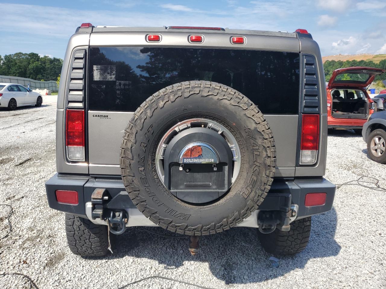 2008 Hummer H2    Gray vin: 5GRGN23838H104958
