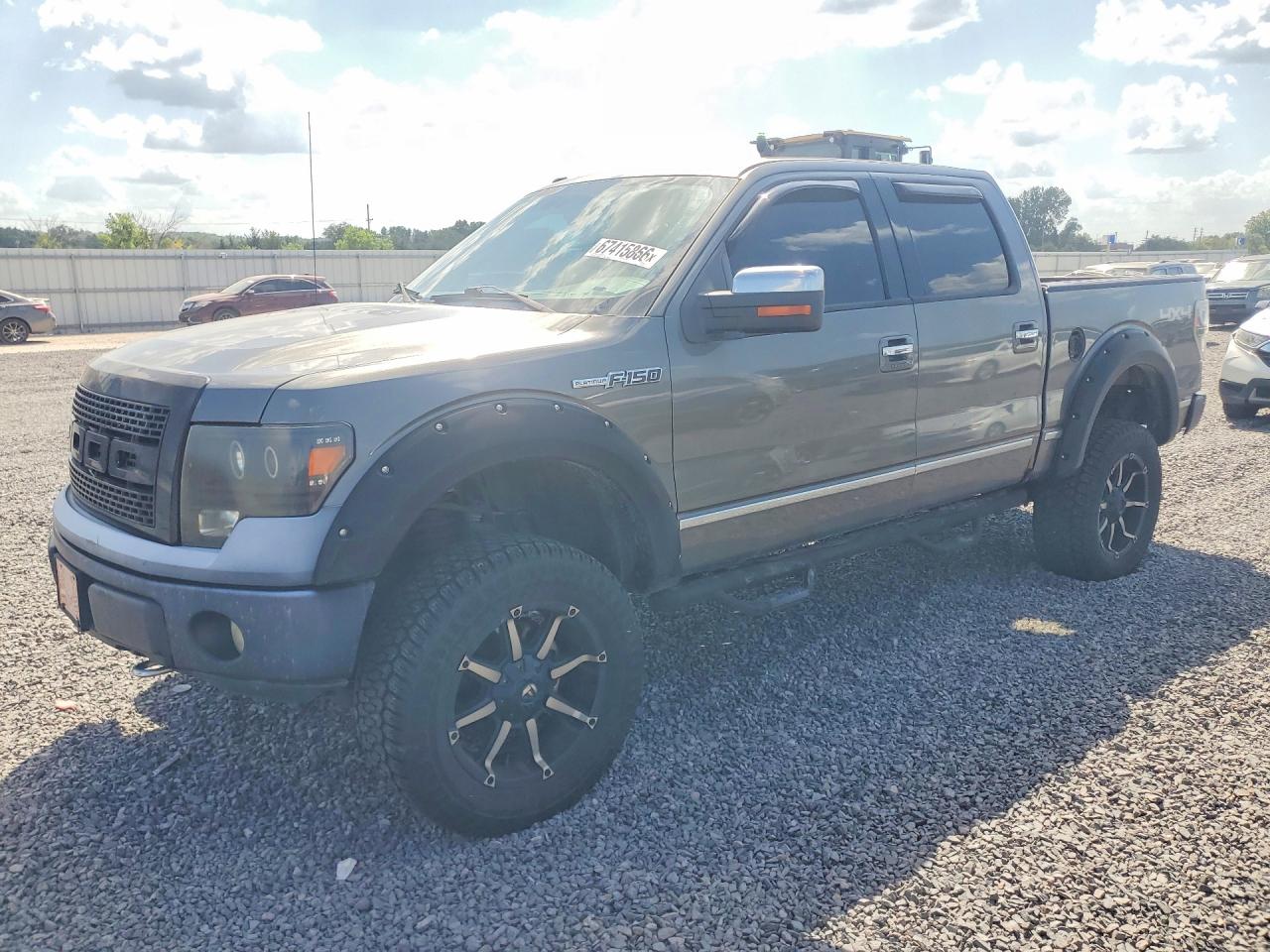 2011 Ford F150 Supercrew Gray vin: 1FTFW1EF5BFA73294