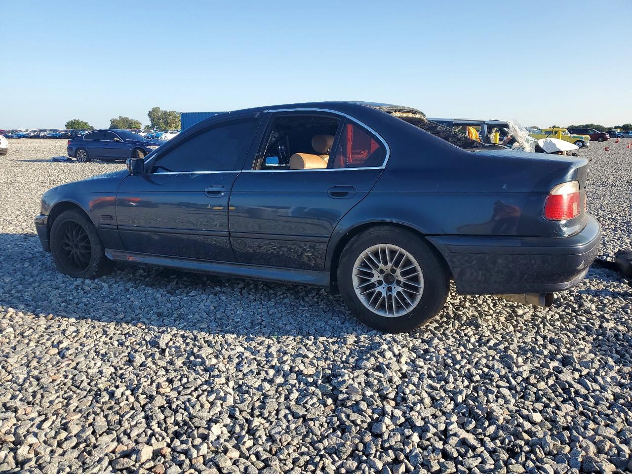 2002 Bmw 525 I Automatic Blue vin: WBADT43442GZ98692