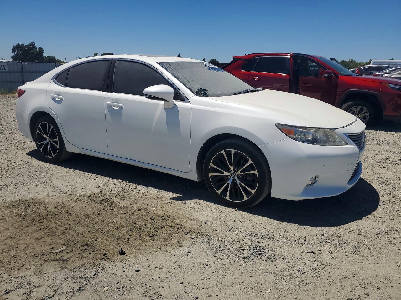 2014 Lexus Es 350 White vin: JTHBK1GGXE2087279