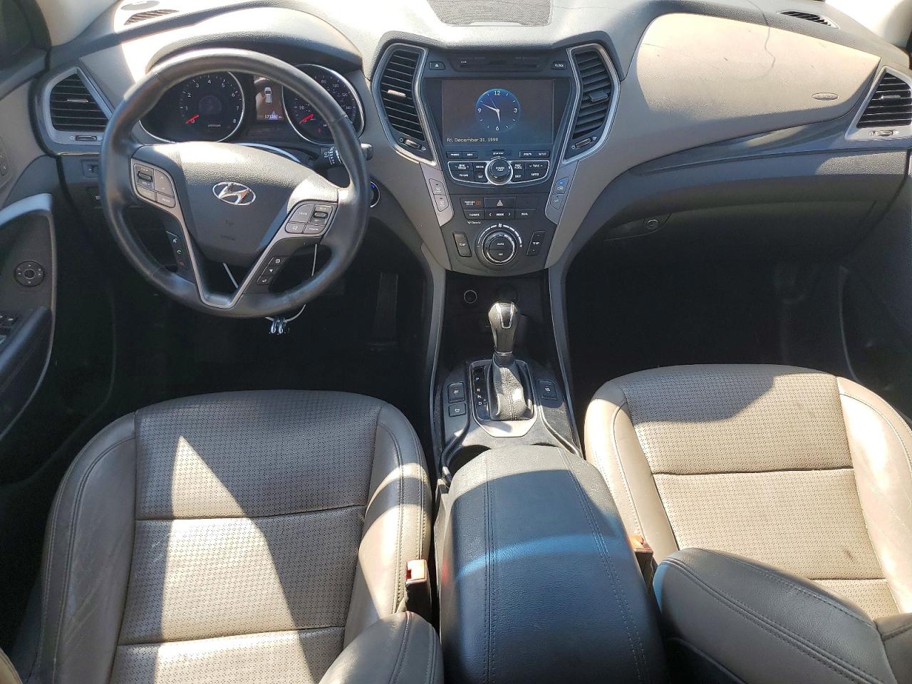 2014 Hyundai Santa Fe Sport 2.4l White vin: 5XYZU3LB6EG186543