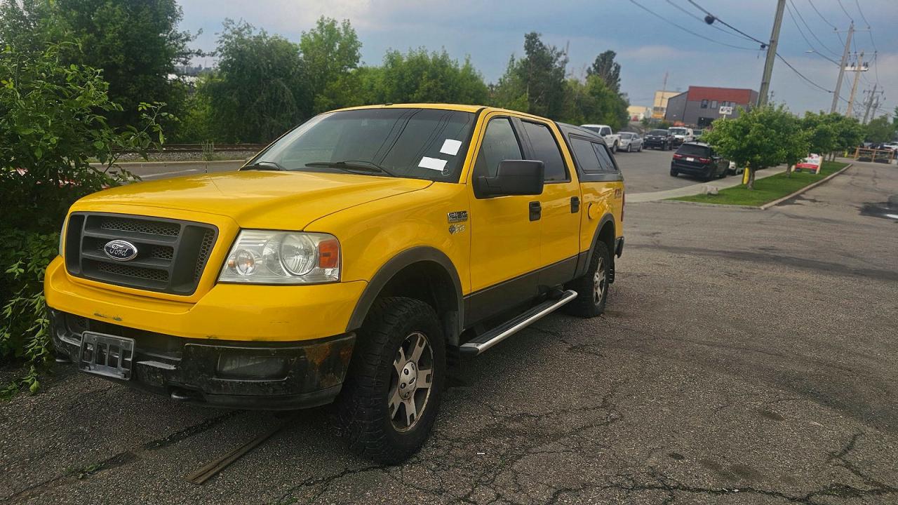 2004 Ford F150 Supercrew Yellow vin: 1FTPW14584KC94878