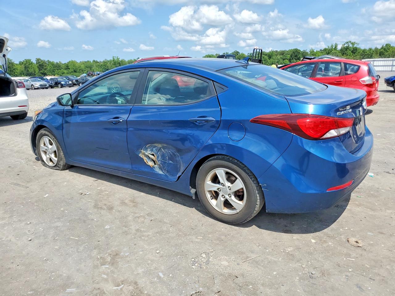 2015 Hyundai Elantra Se Синий vin: KMHDH4AEXFU353645