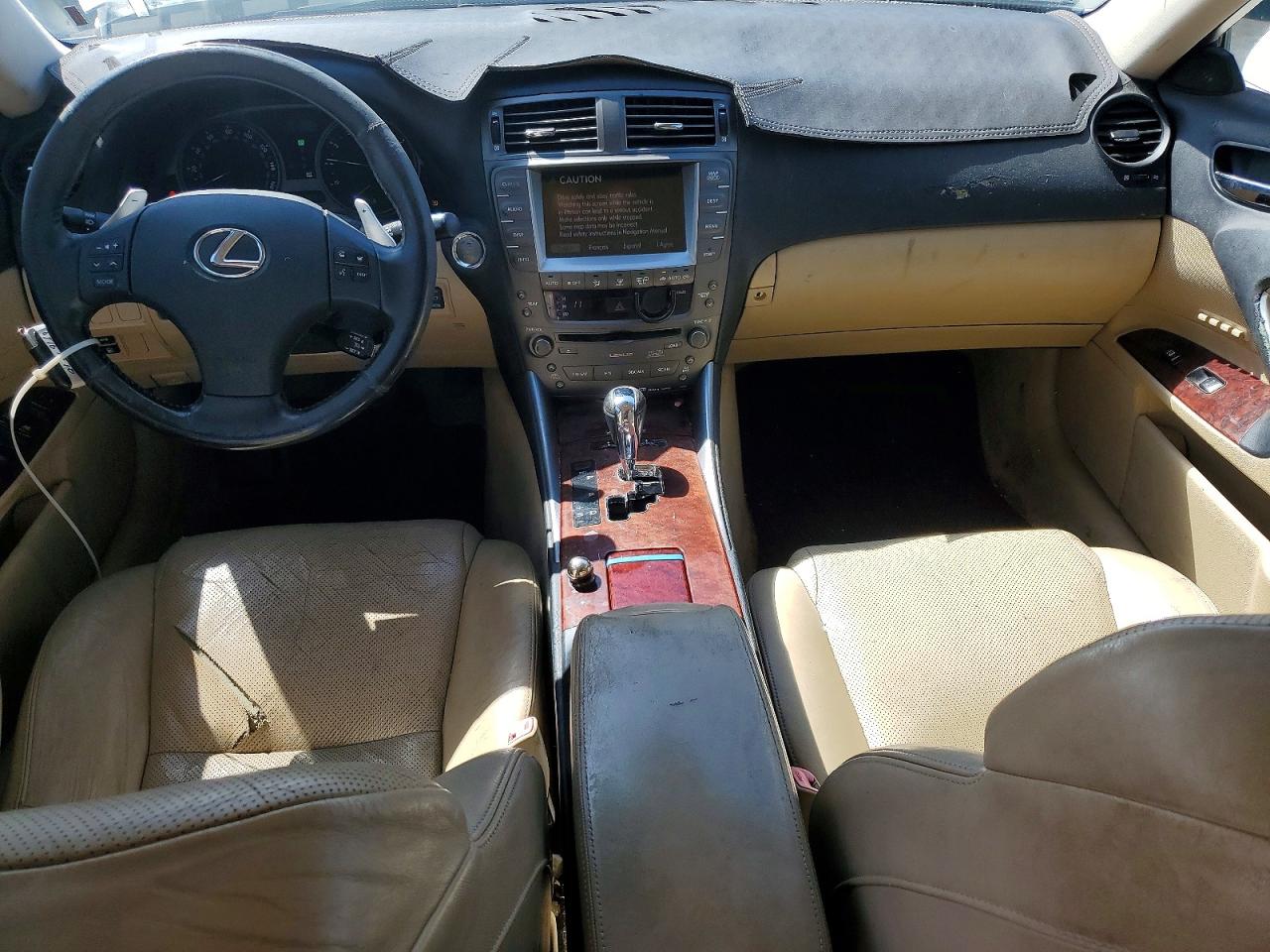 2006 Lexus Is 350 White vin: JTHBE262265004656