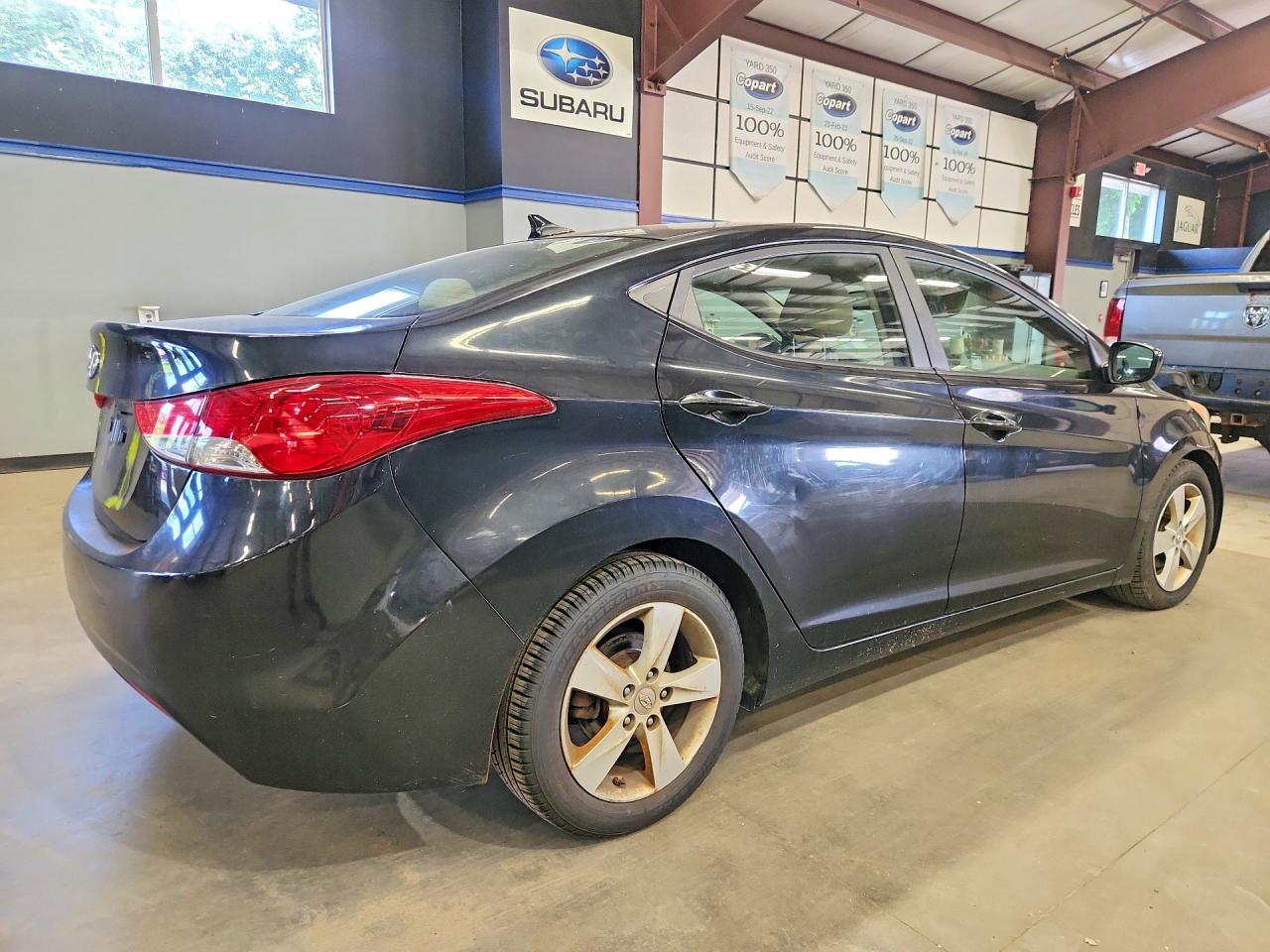 2013 Hyundai Elantra Gls Черный vin: KMHDH4AE2DU575125