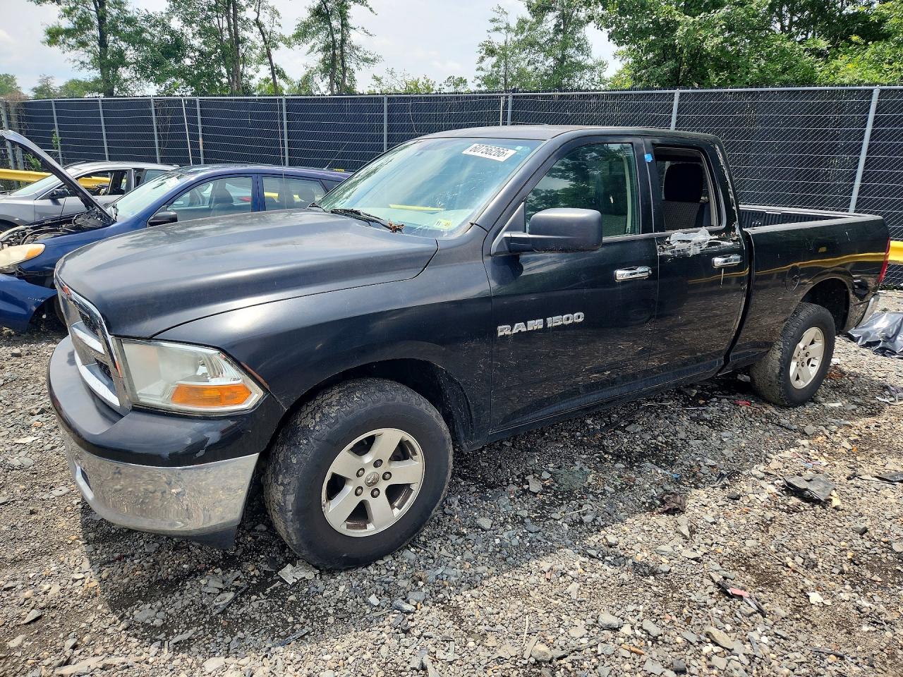 2011 Dodge Ram 1500 Черный vin: 1D7RV1GP3BS506775