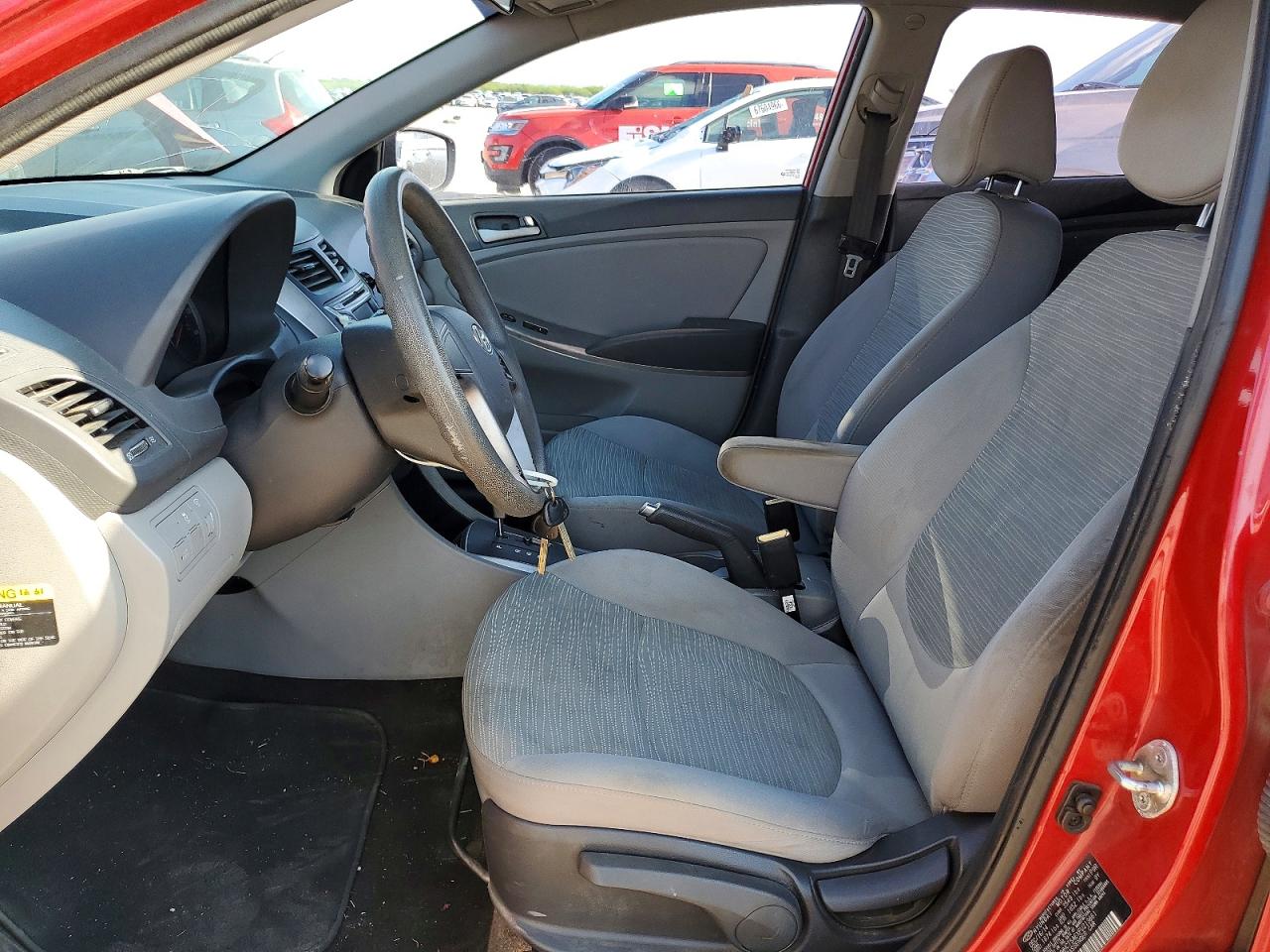 2015 Hyundai Accent Gs Red vin: KMHCT5AEXFU213661