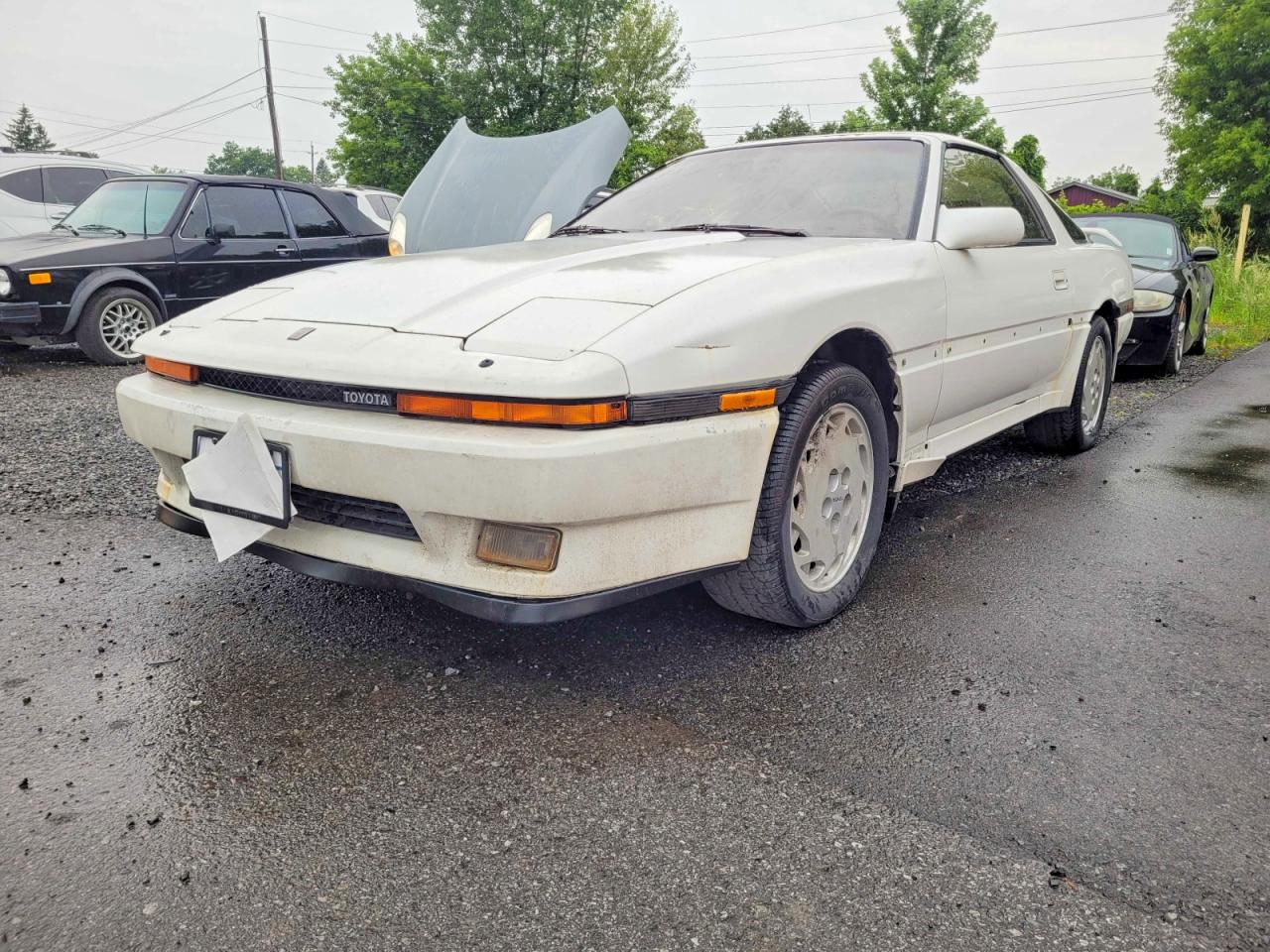 1988 Toyota Supra Turbo White vin: JT2MA71J9J0092766