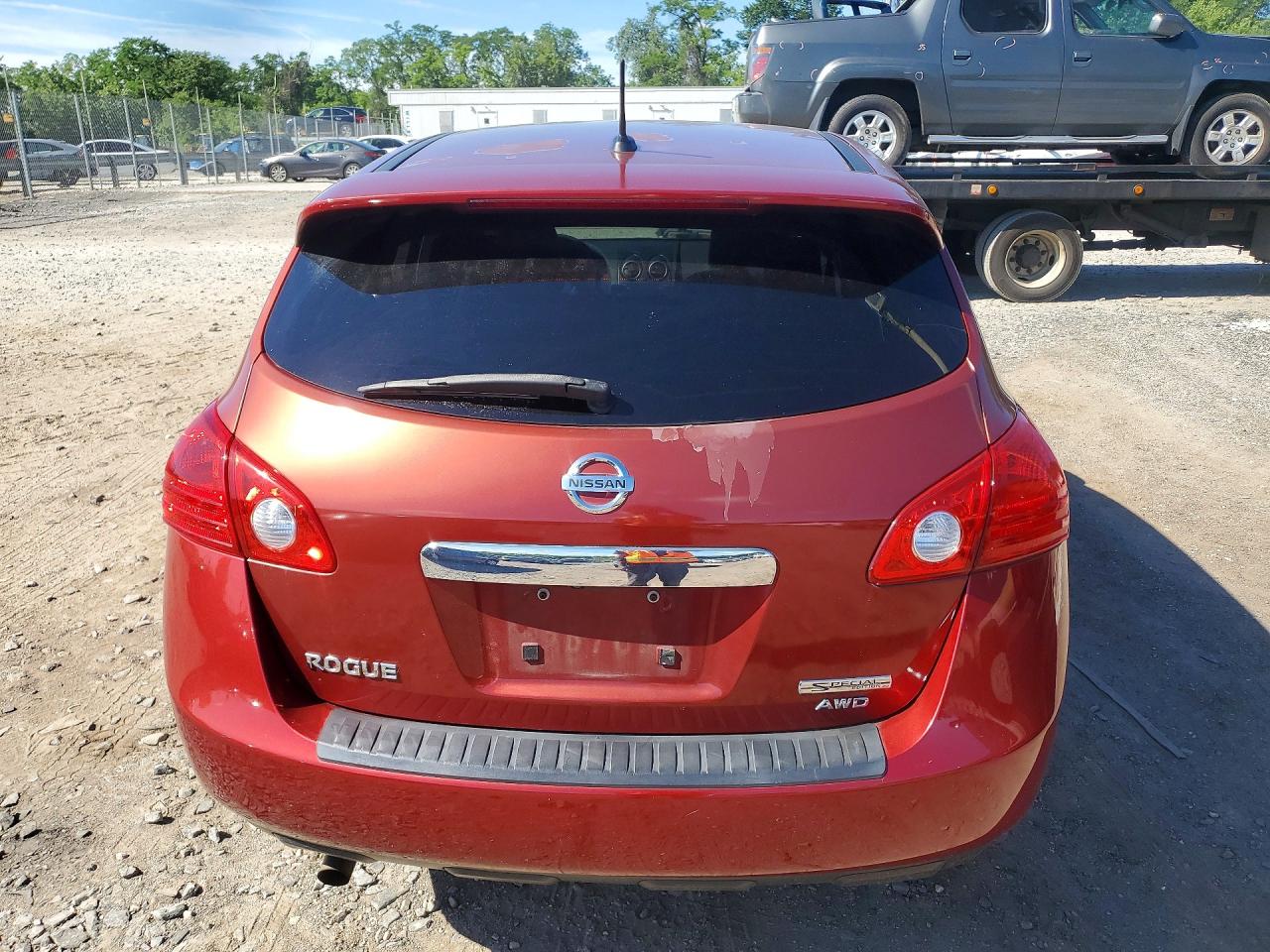 2013 Nissan Rogue S Красный vin: JN8AS5MV5DW645705