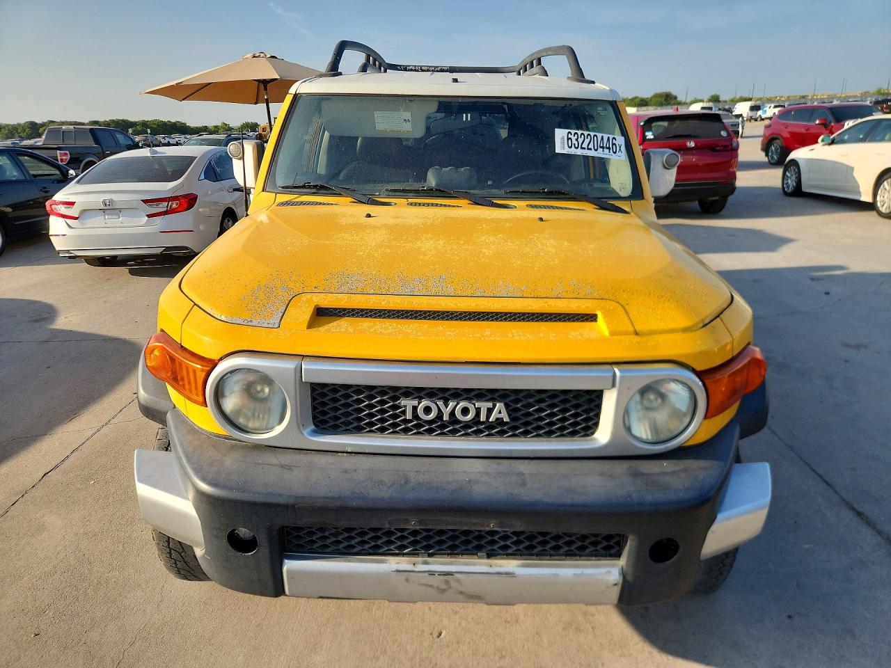 2008 Toyota Fj Cruiser Base Yellow vin: JTEZU11F18K005031