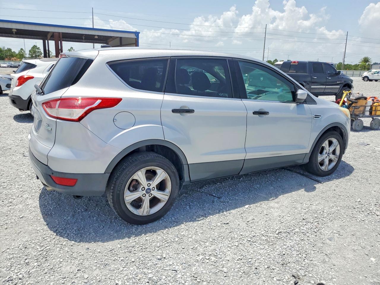 2014 Ford Escape Se Silver vin: 1FMCU0GX0EUC01834