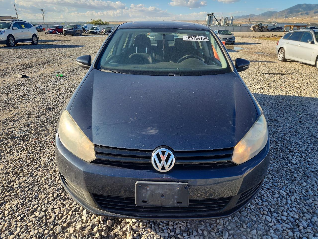 2012 Volkswagen Golf Gray vin: WVWDB7AJ2CW281036