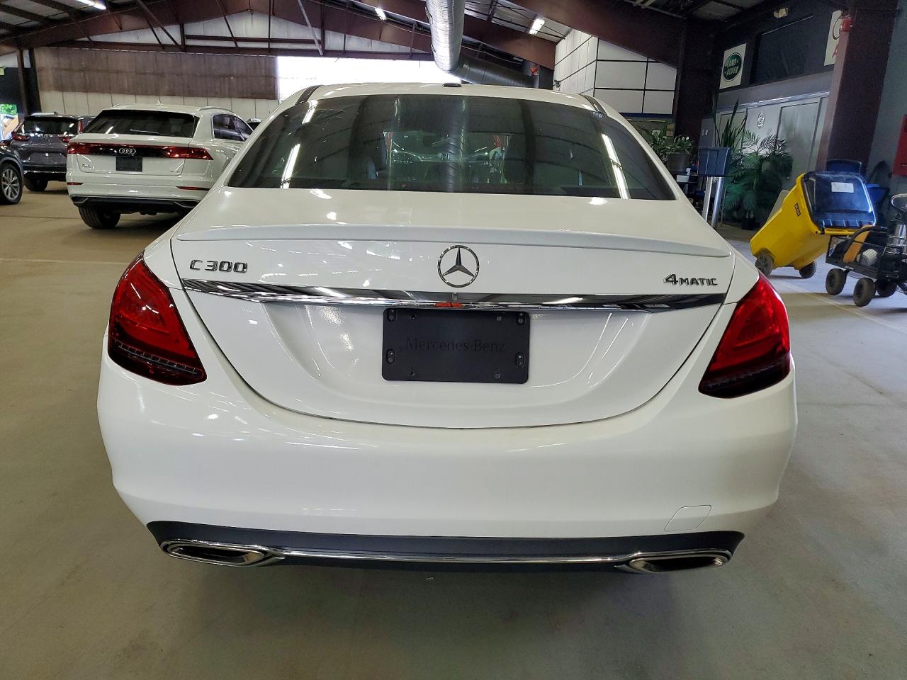 2019 Mercedes-benz C 300 4matic White vin: 55SWF8EBXKU296083
