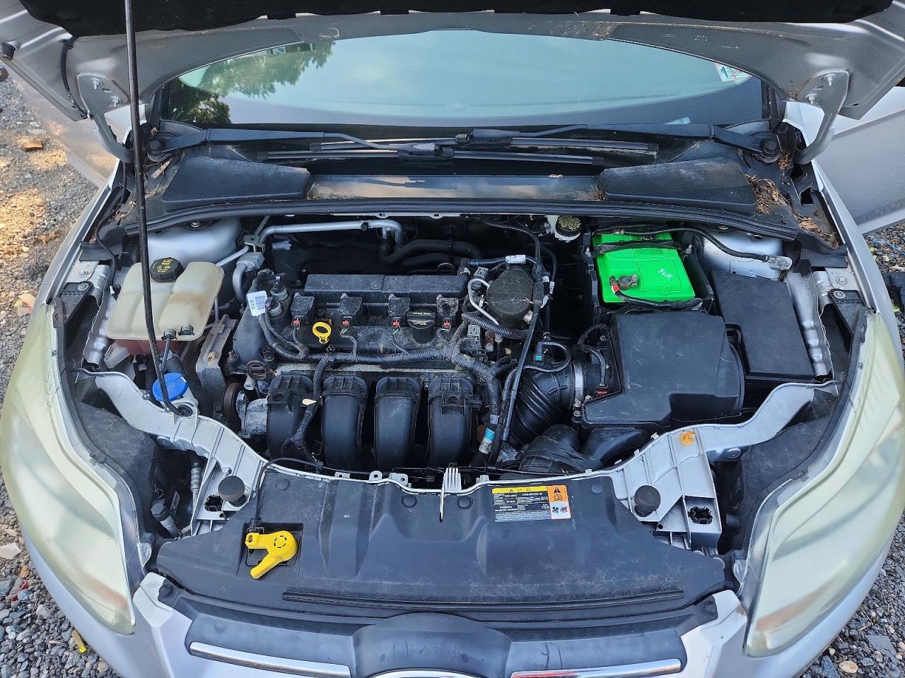 2014 Ford Focus Se Gray vin: 1FADP3F20EL259817
