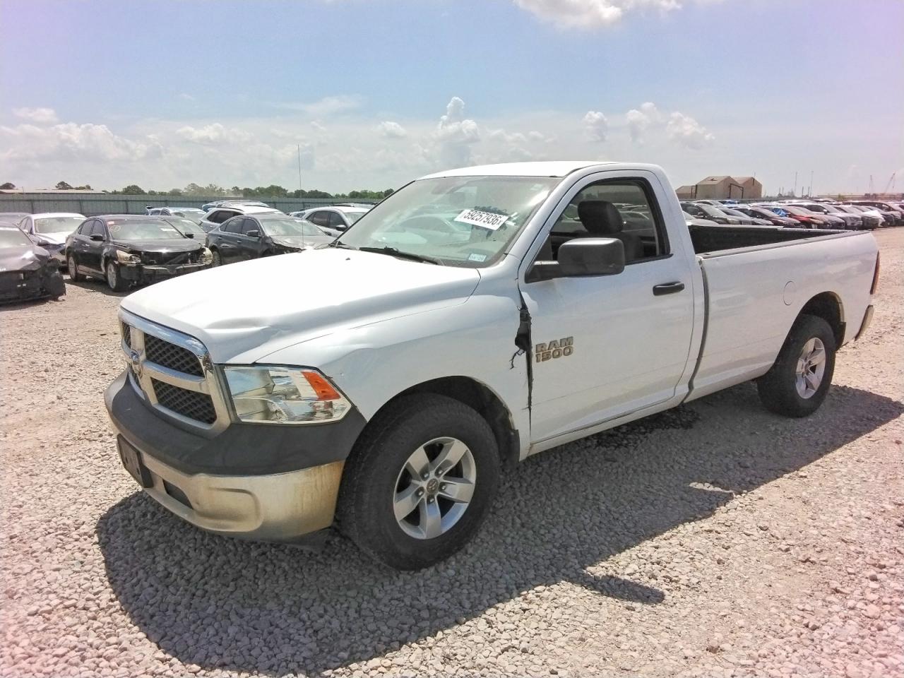2015 Ram 1500 St White vin: 3C6JR6DG9FG584768