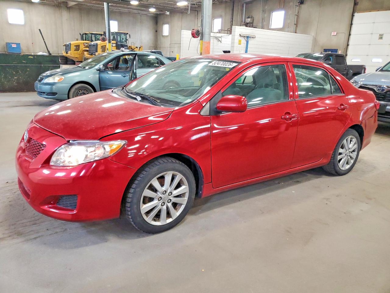 2009 Toyota Corolla Le Red vin: 2T1BU40E99C043237