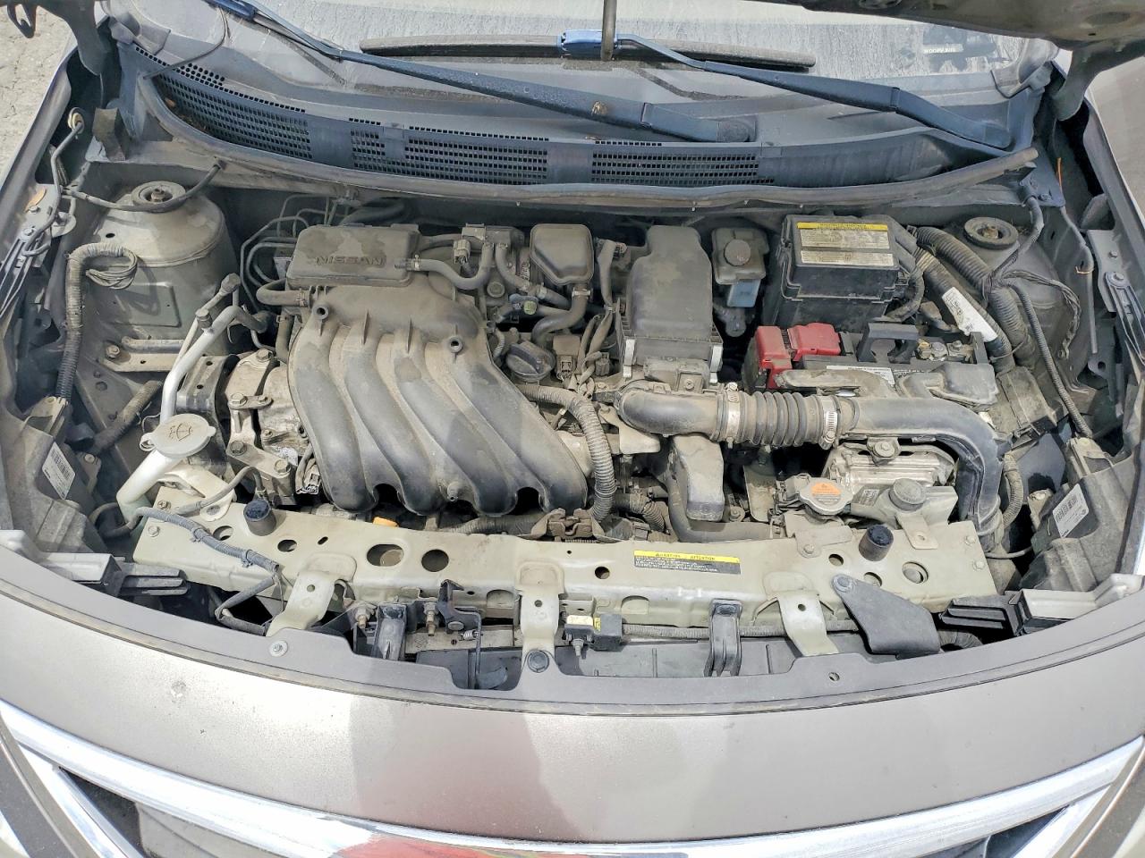 2015 Nissan Versa 1.6 Sv Gray vin: 3N1CN7AP9FL804234