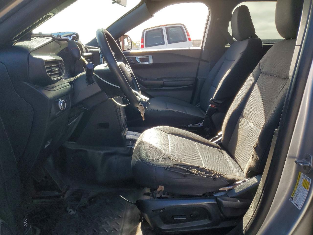 2021 Ford Explorer Police Interceptor Silver vin: 1FM5K8AB4MGA65652